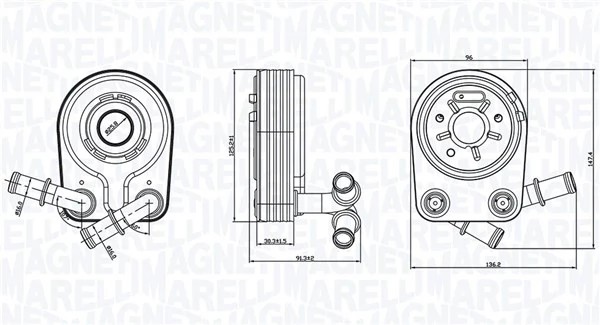Oil Cooler, engine oil